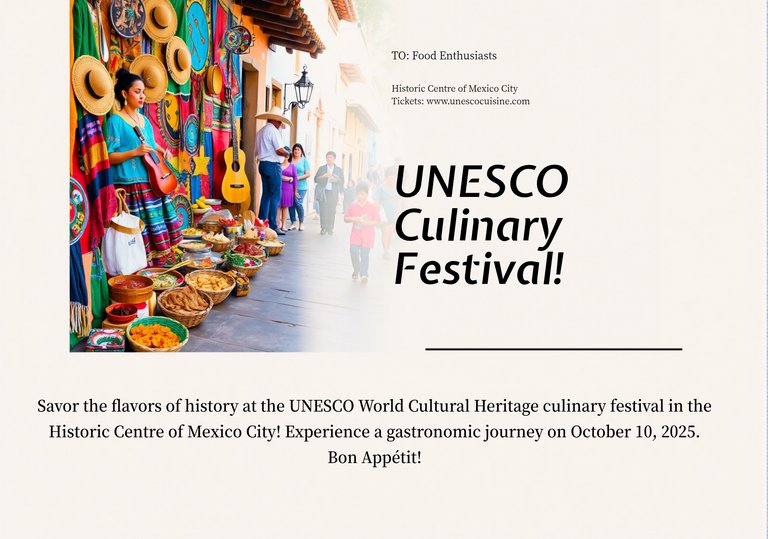Colorful Photorealistic UNESCO World Cultural Heritage Festival Postcard