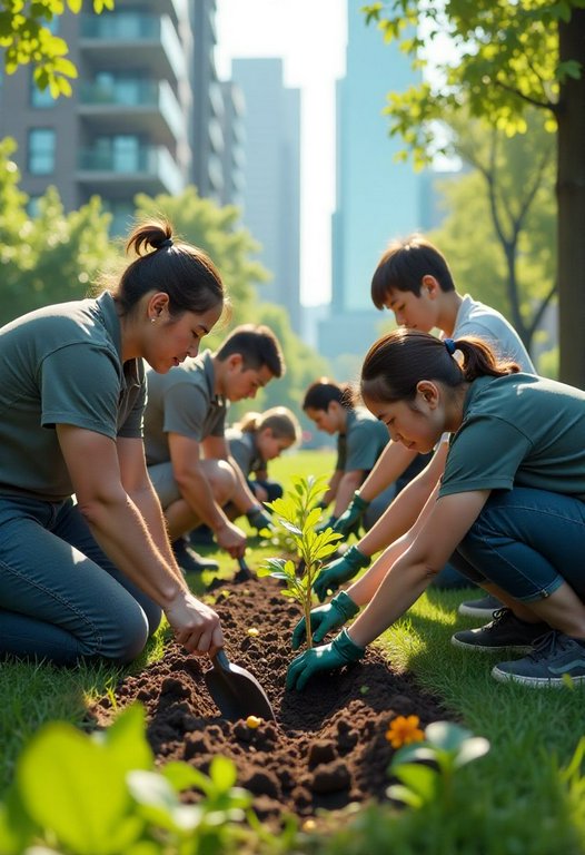 Urban Tree Planting Eco Activities Image
