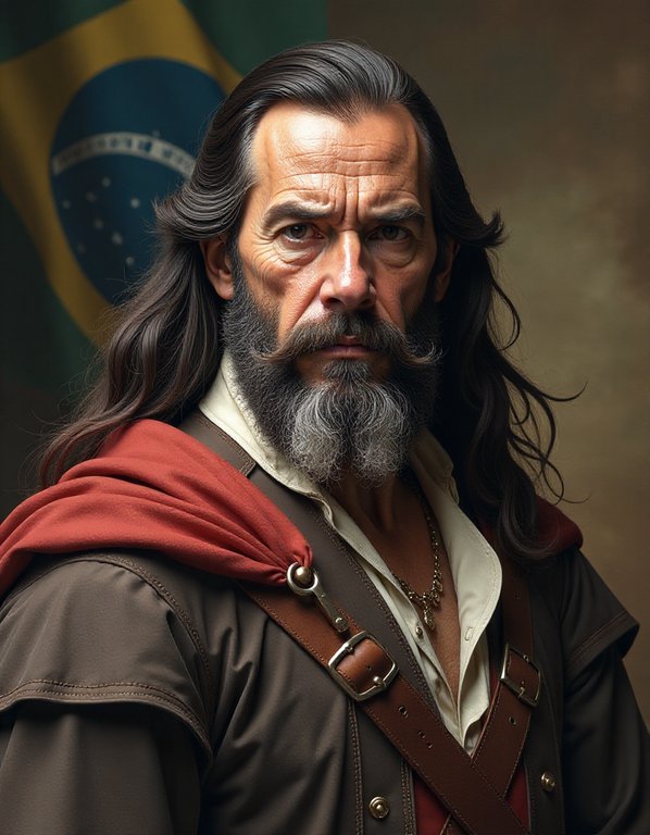 Historical Tiradentes Portrait Painting